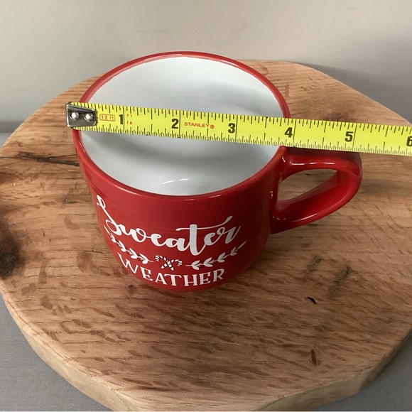 🔴 Beautiful - Large - Ceramic Crafted - Christmas Holiday Season Mug / Cup - Picture 9 of 10